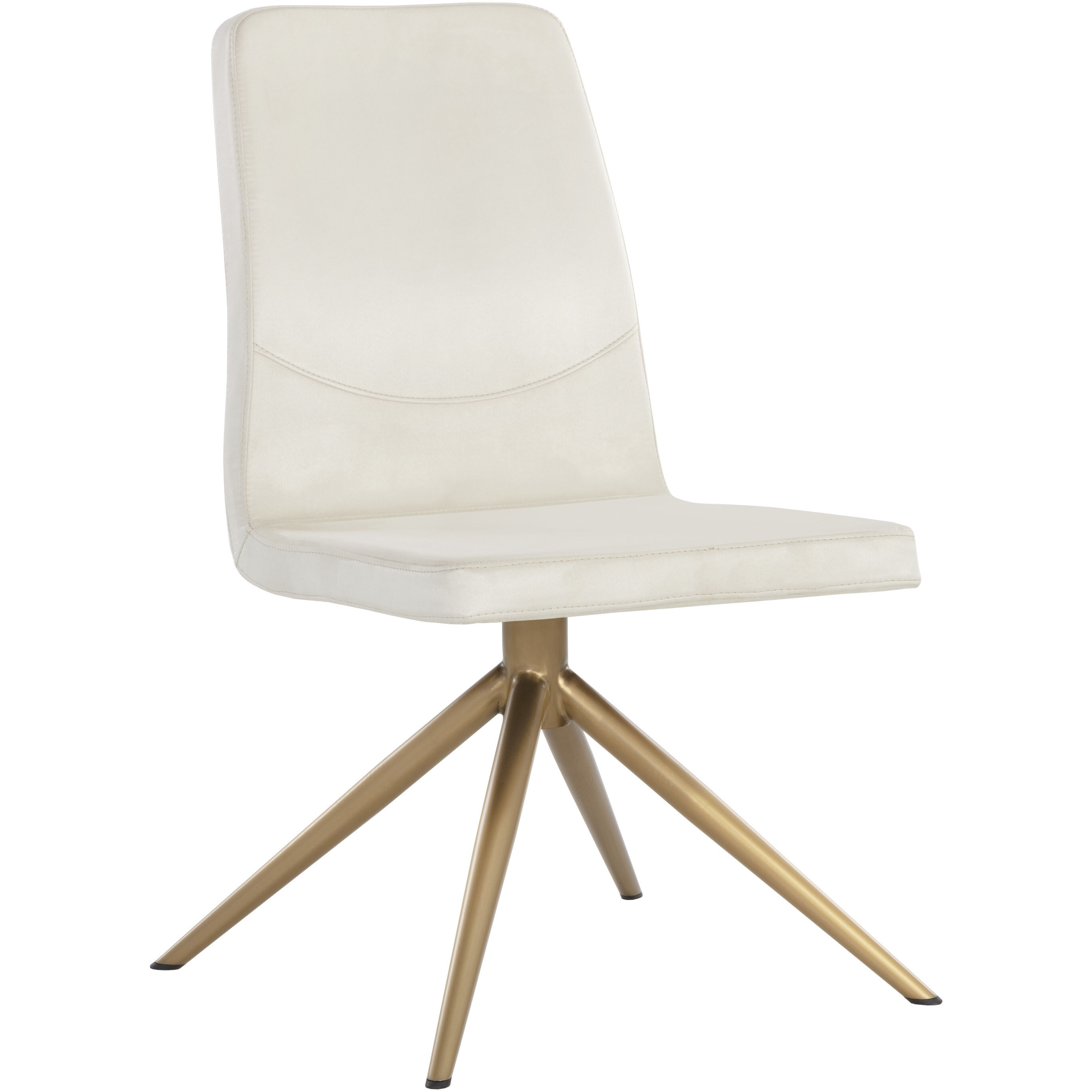 Hilda Vienna Cream Swivel Dining Chair, Swivel